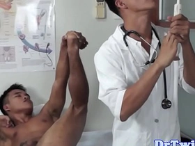 Asian twink Doc hits the jackpot with his patients. He's always ready to rim their asses, toy them up, and bareback them. Expect a wild ride with this ethnic twink and his gay sex clinic.