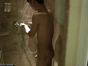 After a steamy session of bigcock gay fun, the AsianBoyz clean up in the shower. Their young, smooth bodies gleam under hot water, their excitement still evident. This steamy gay shower scene is a perfect conclusion to their wild evening.