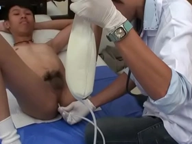 A young Asian twink visits his gay physician for a routine check-up. The doc, with a deviant streak, conducts a steamy physical, culminating in a wild, bareback encounter.