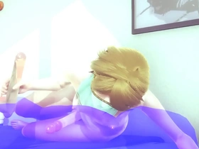 Link, a sissy crossdresser, craves a big dick from a muscular Gerudo. After a steamy strip tease, he's rewarded with a wild bareback romp, culminating in a messy creampie. This Yaoi rendition of Zelda is a sensual feast for the eyes.