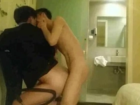 Slim, hot Asian twink indulges in a steamy encounter with a fellow gay, exploring their mutual desires and satisfying them in the most pleasurable ways. A tantalizing display of gay passion and lust.