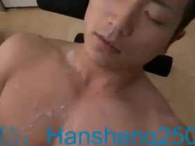 Steaming hot Chinese hunk, a famous athlete in China, indulges in self-pleasure. His lean, muscular body glistening under the dim lights, he strokes his throbbing manhood until climax. A raw, unfiltered display of lust and desire.