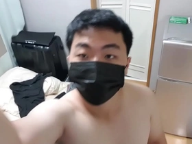 A week of self-pleasure culminates in a massive cum spurt. Our Taiwanese twink, masked for anonymity, delivers a masterclass in self-love, culminating in a hot load.