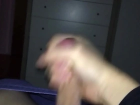 Soloboy indulges in self-pleasure, skillfully stroking his chiseled Asian dick. His every move sends waves of ecstasy through his body, culminating in a hot load of cum on his smooth, shaved skin.