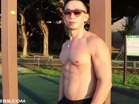 Craving muscular hunks with sculpted abs? Dive into Zai-fitness.com's exclusive collection of erotic content featuring chiseled Asian models. Indulge in muscle worship, pec adoration, and six-pack celebrations.