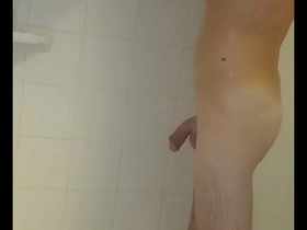 Shower orgasm